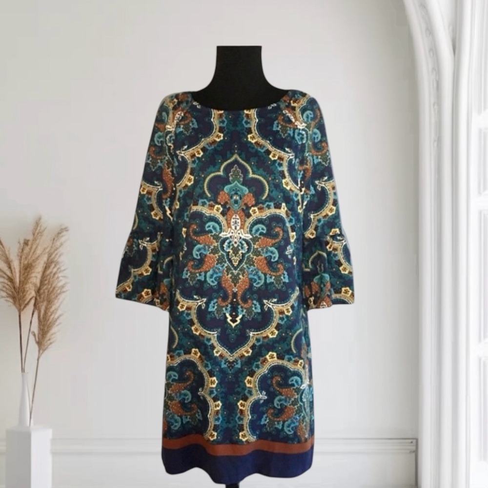 Free with Purchase! New York & Company Bell Sleeve Shift Dress